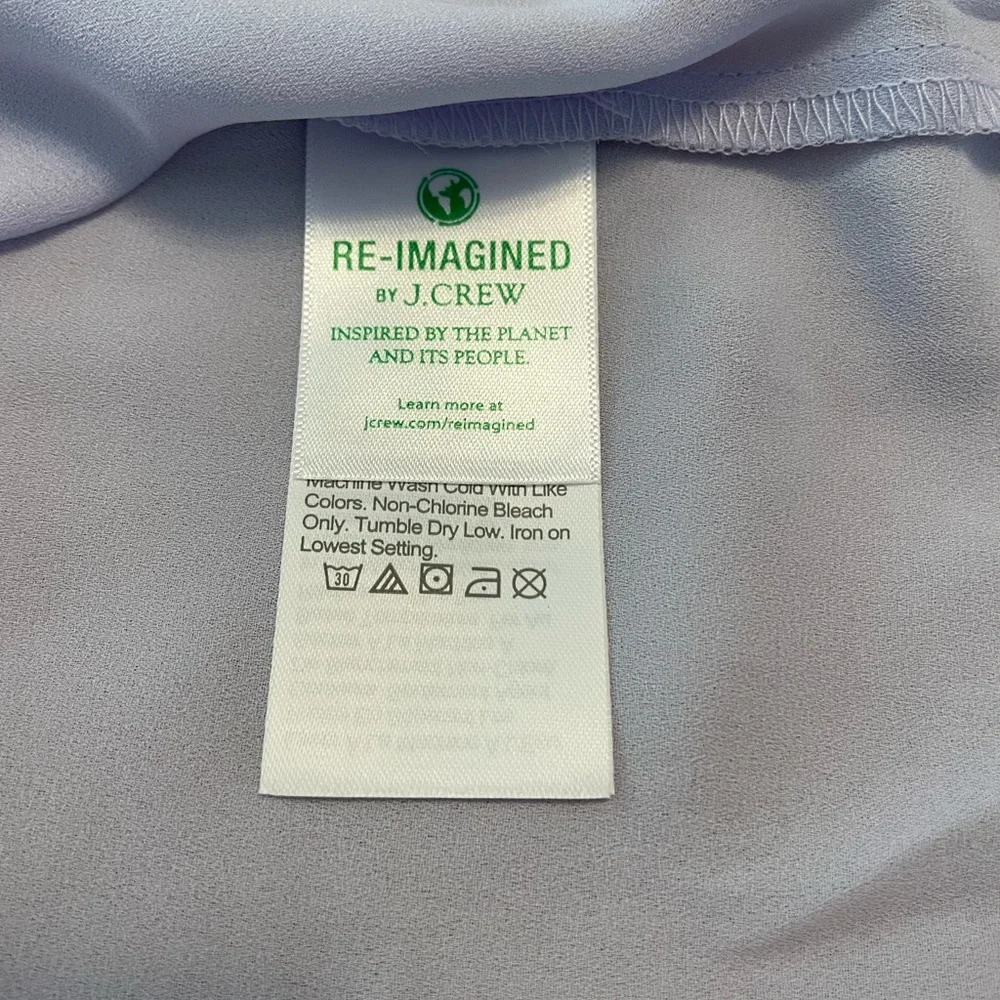 J. Crew Ruffle Tie-Neck Top - Picture 8 of 10
